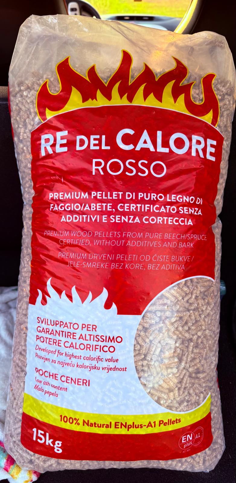 Pellet Re del calore Rosso