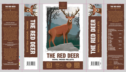 Pellet ENplus A1 “The Red Deer” – Offerta Grossisti (trasporto incluso)